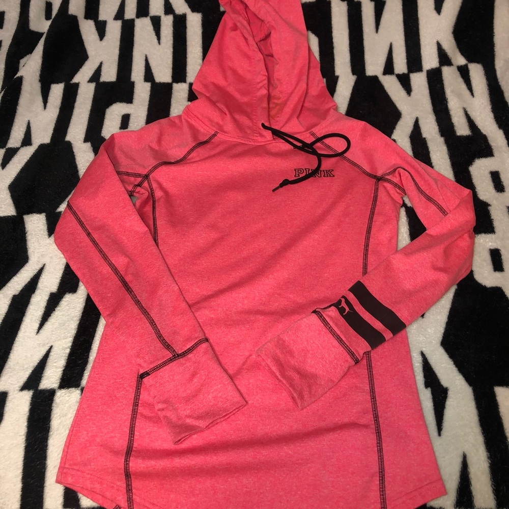 PINK Victoria’s Secret Pink Pullover Hoodie Small sz S - Picture 11 of 14